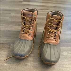 Sperry Brown and Gray Waterproof Boots